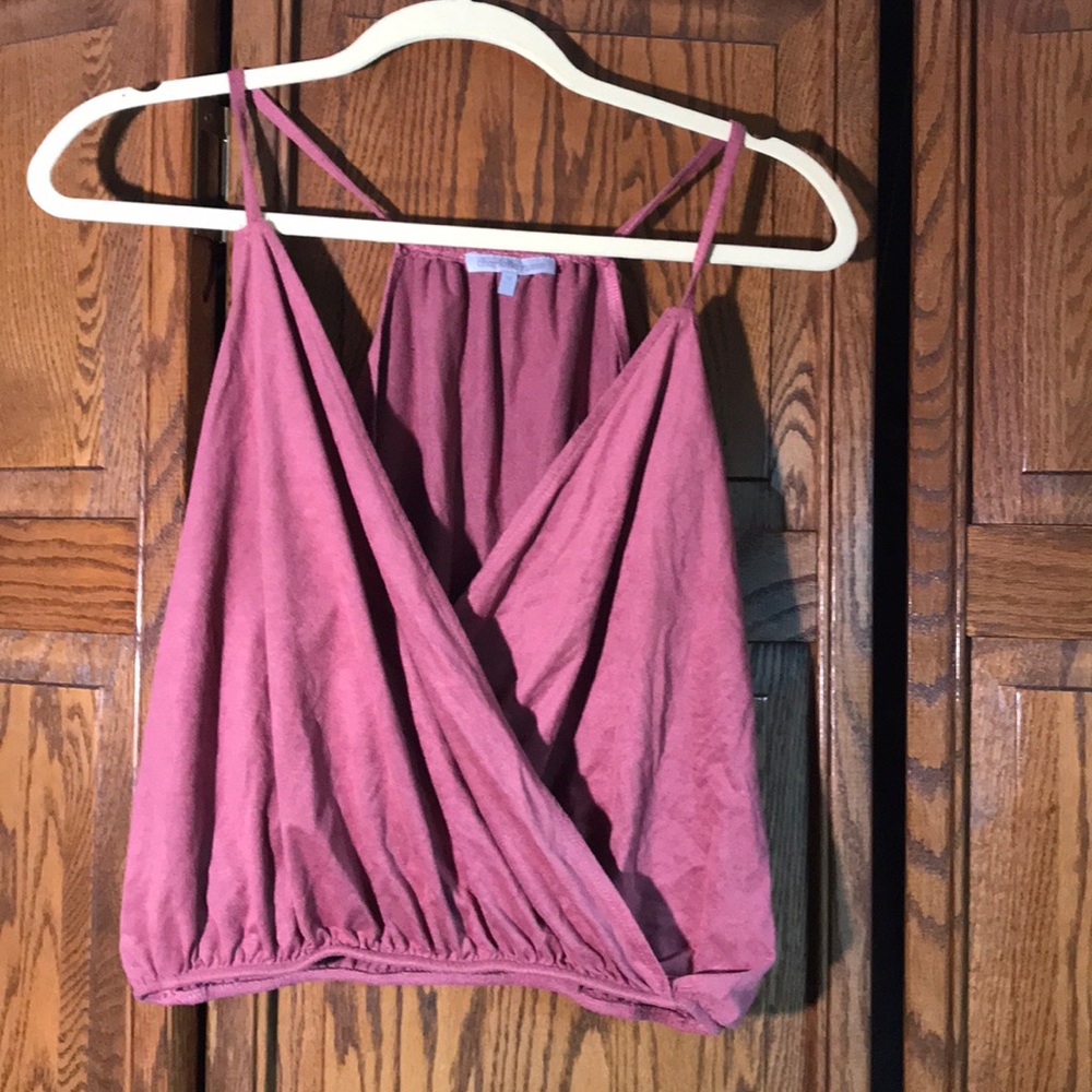 Charlotte Russe wrap tank top